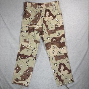 6 Color Desert Camo Chocolate Chip Pants Men’s Size L-Reg BDU Trousers Rothco